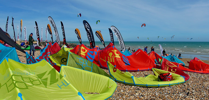 Lancing Beach Kitesurfing