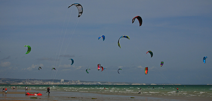 Lancing Beach Kitesurfing